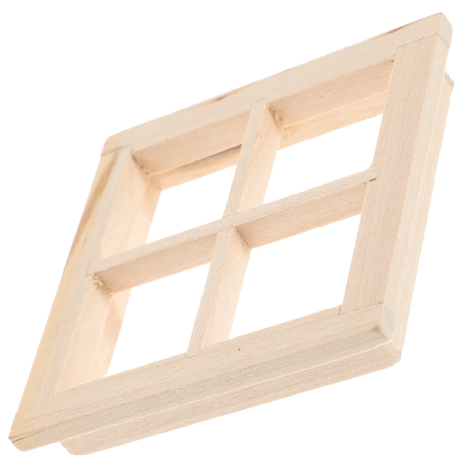 Fairy Dollhouse Doors and Windows Kids Toys Wooden 1:12 Household Ornament Child