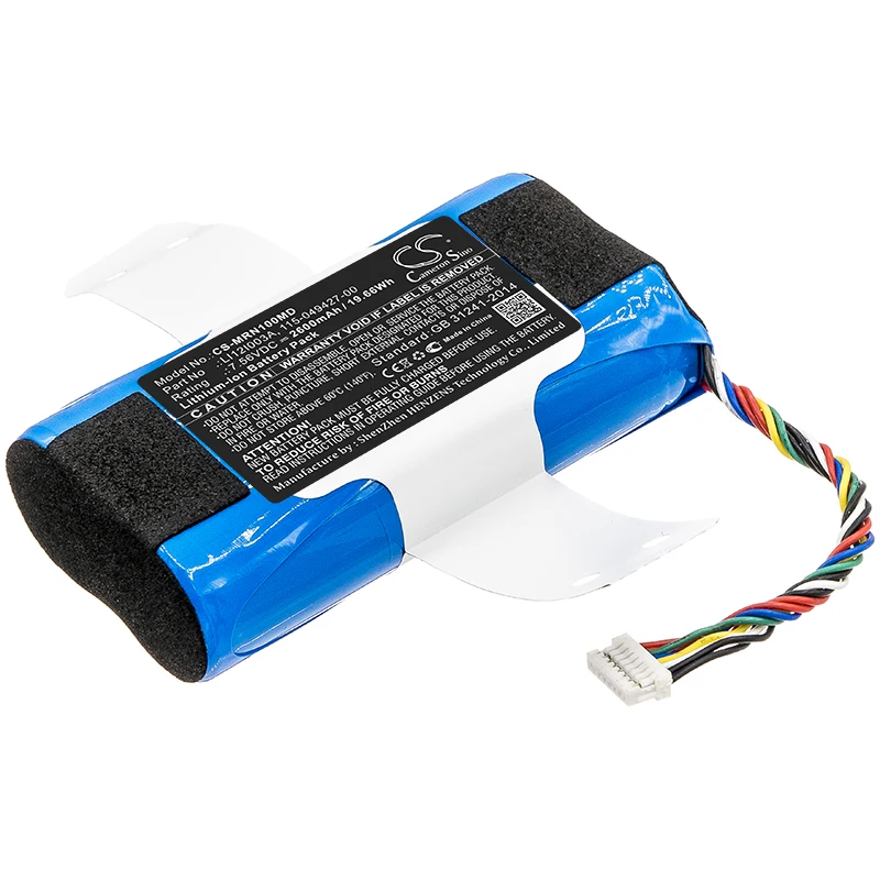 7.56V 2600mAh Medical Battery LI12I003A 022.000338-00 115-049427-00 for Mindray BeneVision N1  +TOOL