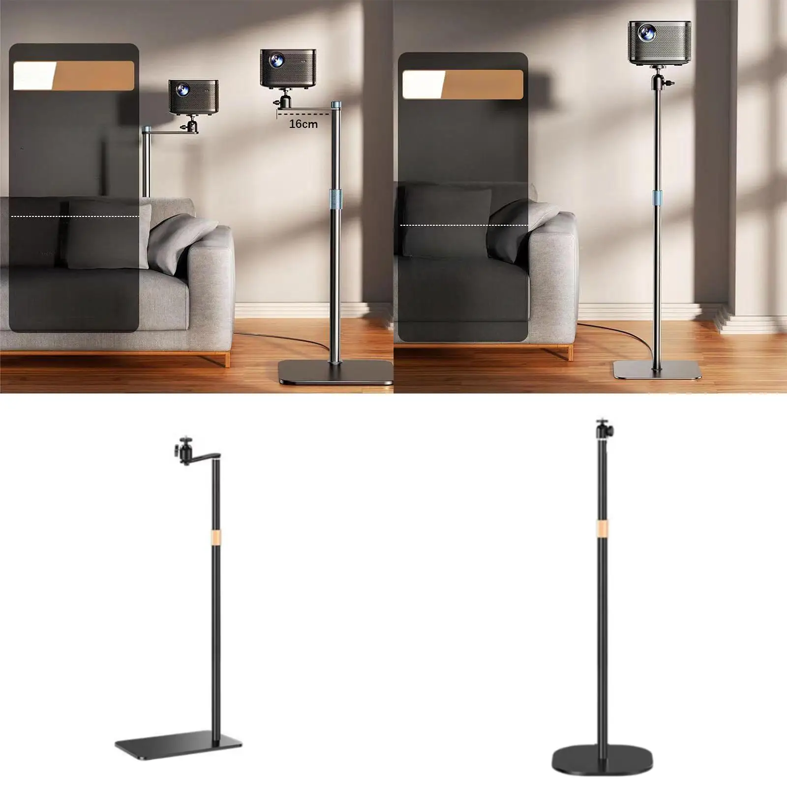 Universal Projector Stand Projector Mount for DSLR Projectors Household