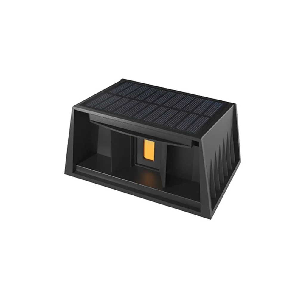

Automatic Lighting Solar Wall Lamp IP65 Waterproof Warm Light Atmosphere Decoration Spotlights Wall-mounted Energy Saving