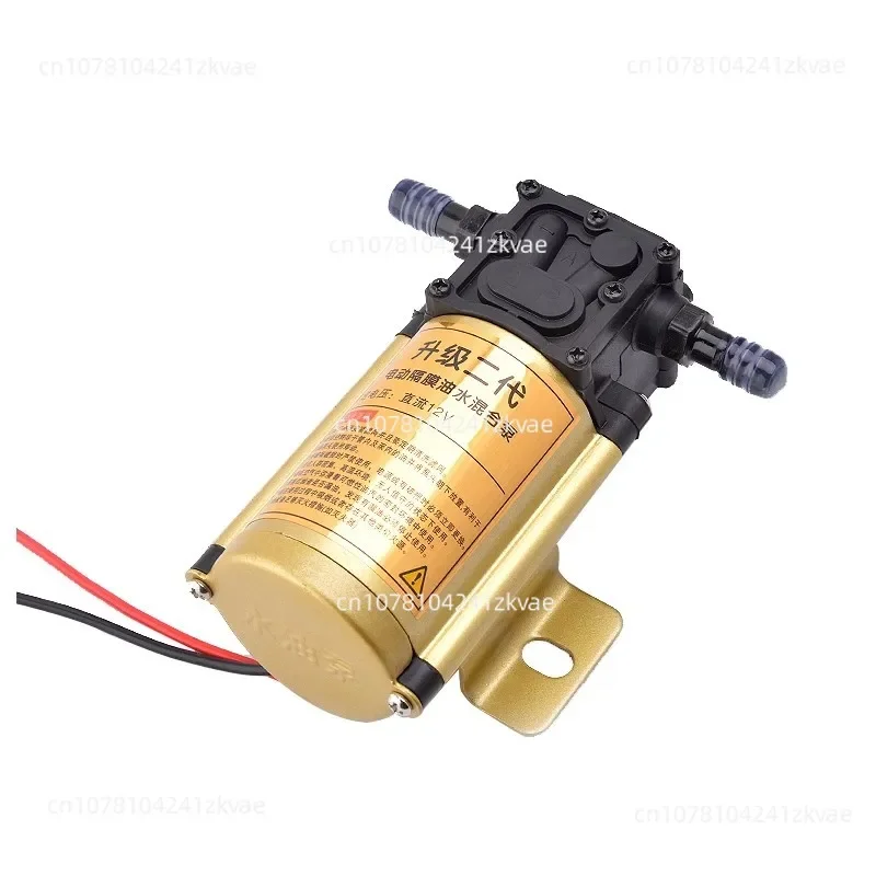 12V 24V Electric  Gasoline  Diesel Water Oil Pump 2m Tube 4m Power Cord High-power Universal Self-priming Pump