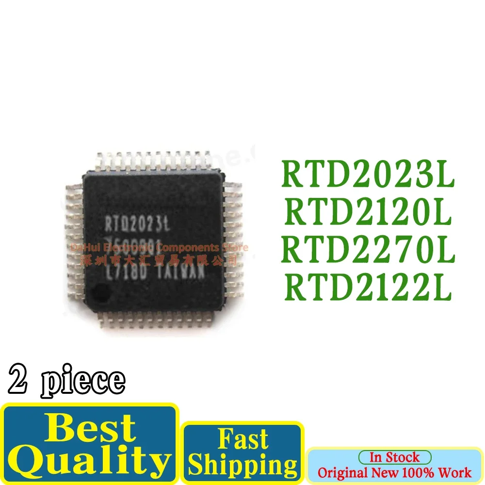 (2piece)100% New RTD2023L RTD2120L RTD2270L RTD2122L QFP-48