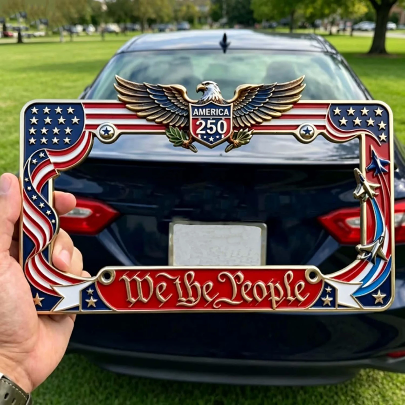 suporte-de-aluminio-estavel-para-placa-de-carro-com-Aguia-e-bandeira-americana-250º-aniversario-ideal-para-celebracoes-patrioticas-e-aniversarios