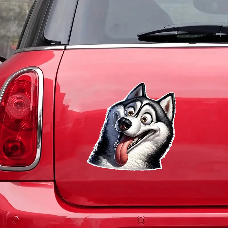 ملصق سيارة كلب أليف أجش مضحك ، ملصق فينيل مقاوم للماء على المصد ، النافذة الخلفية ، الكمبيوتر المحمول ، ملصق ذاتي اللصق ، إكسسوارات السيارة #5