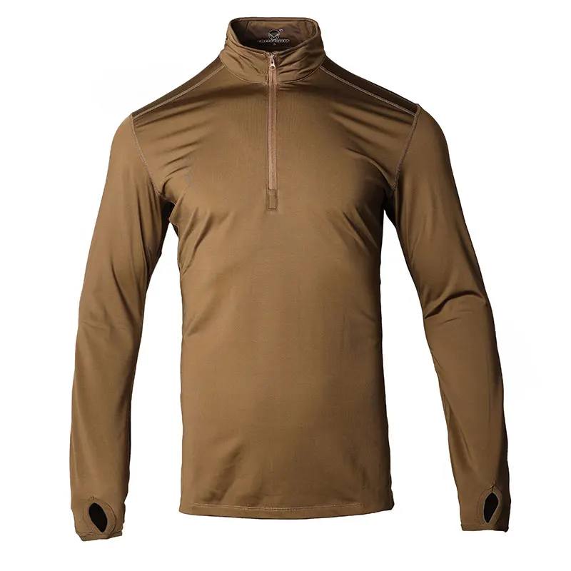 

Emersongear Zip Version Breathable Warm Underwear Thermal Winter Warmth Hunting Camping Cycling Hiking Combat Nylon Velvet CB