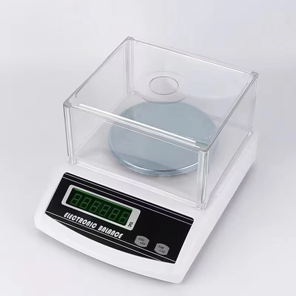 200G 0.001g Electronic Bench Scale 1mg Precise Digital Lab Counting Weight Balance Windshield Jewelry Weighing Scales Backlight