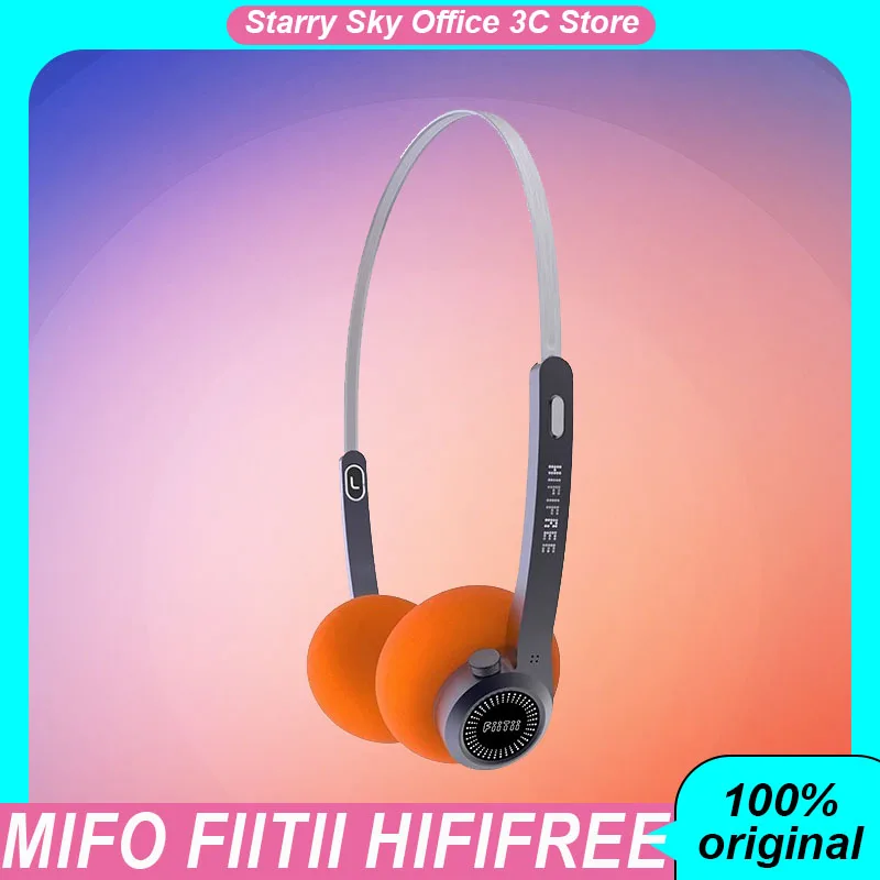 MIFO FIITII HiFiFree Bluetooth Headphones Wireless Ergonomics Long Battery Life Retro Headwear Style Customized Music Headphones