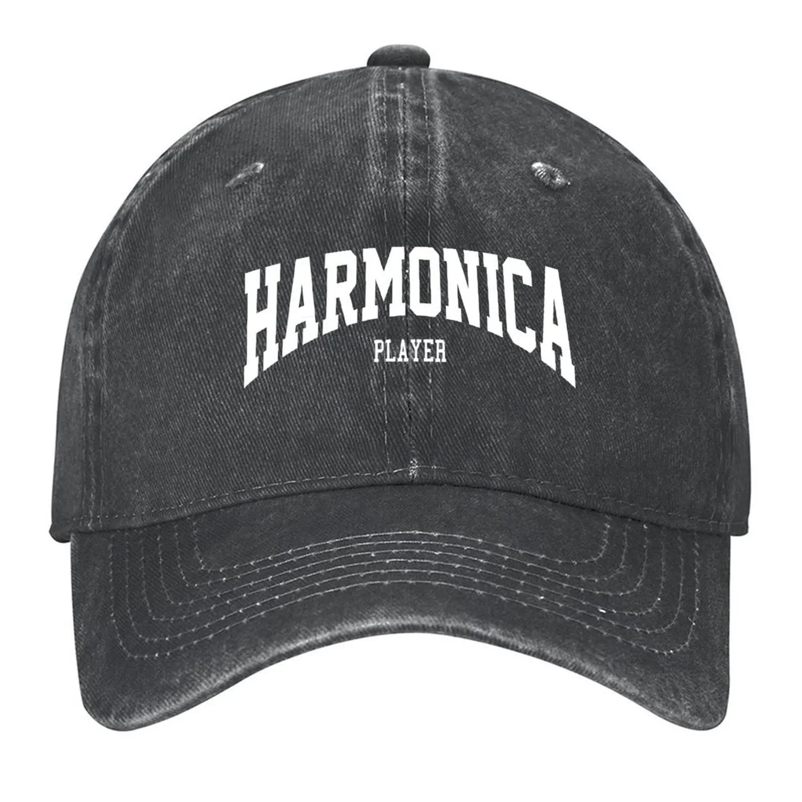

Harmonica Player Baseball Cap luxury woman cap Fashion Beach foam party Hat Sun Cap For Girls Men's