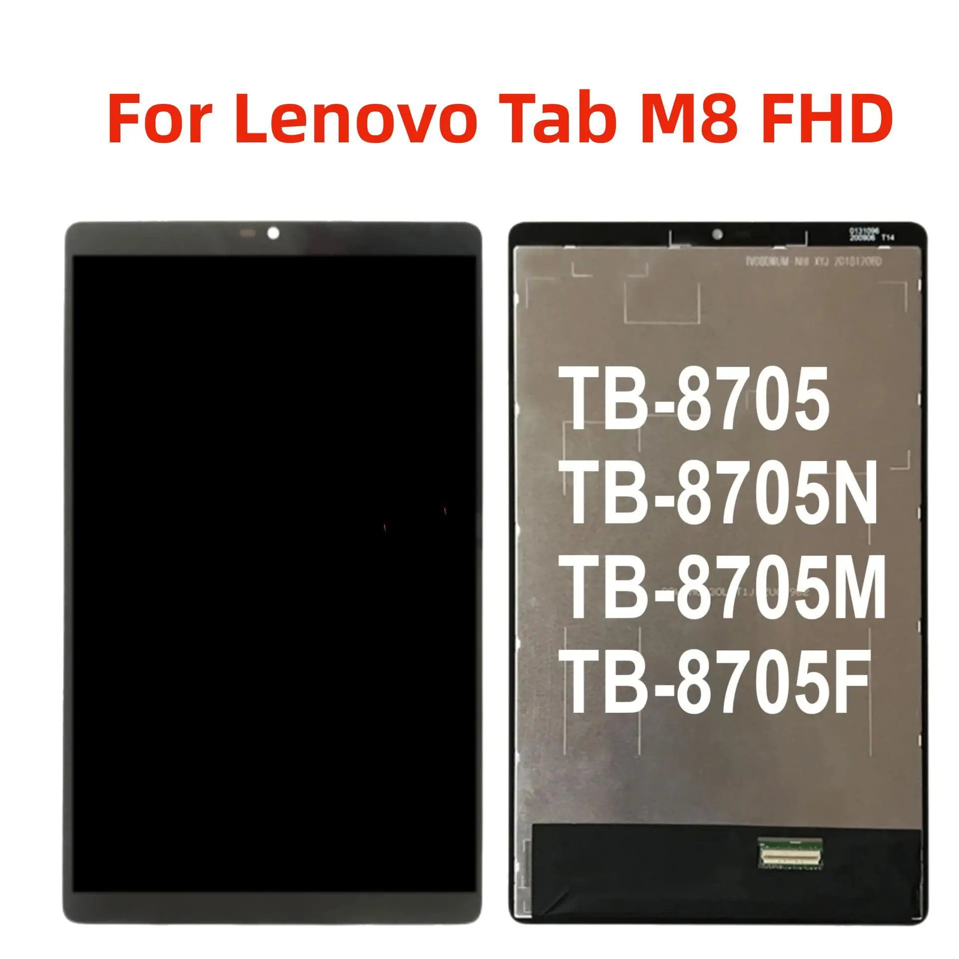 

8.0'' For Lenovo Tab M8 FHD LCD TB-8705 TB-8705N TB-8705M TB-8705F Display Touch Screen Digitizer Assembly