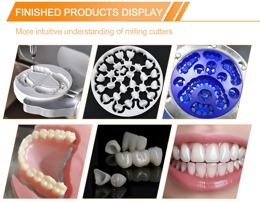 GUSROM Galvanisierte Fräser für Roland CAD/CAM Glaskeramik Lithium-Disilikat-Schneidwerkzeuge Dentallabor – Detail 7