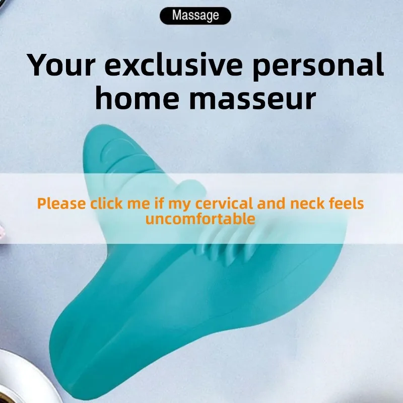 Neck and Back Massager ，Cervical Massager – Gravity Acupressure Neck Massage Pillow， Home,Office Body Electric Massagers