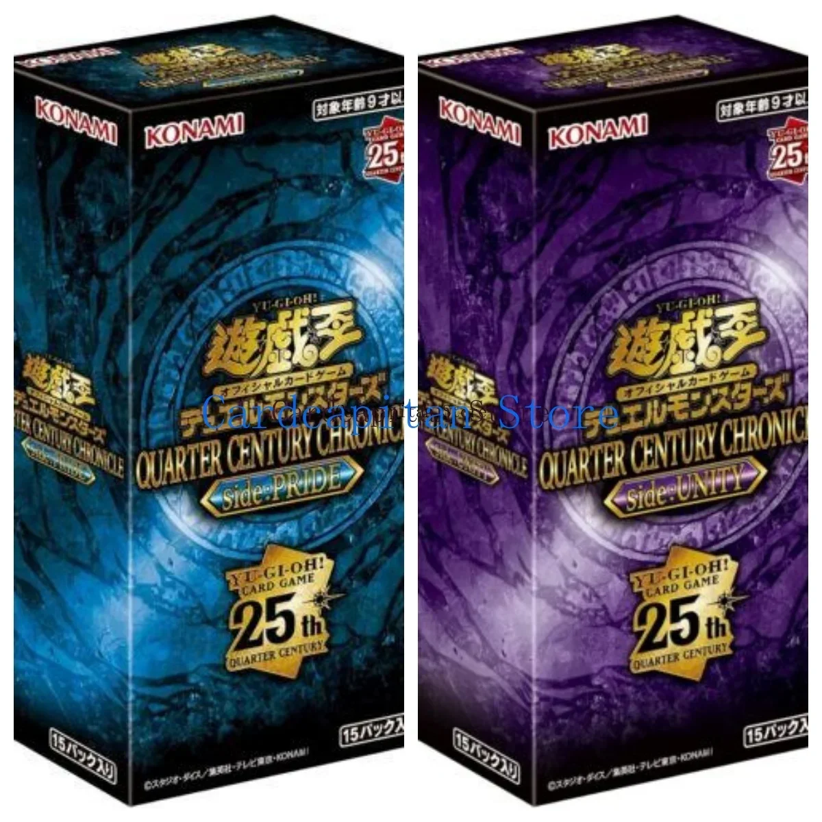 Yu-Gi-Oh Duel Monsters QUARTER CENTURY CHRONICLE side:PRIDE / UNITY Japanese Sealed Box Original Card Collection Toy Yugioh