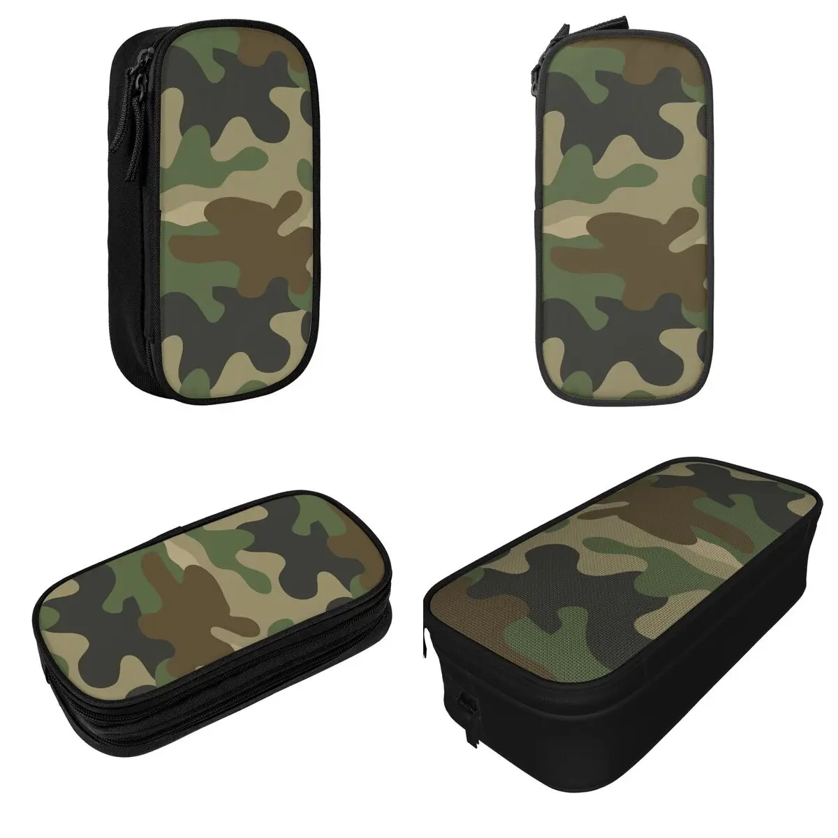 Camouflage Pencil Case Pencil Pouch Pen Holder for Girls Boys Big Capacity Pencil Bags School Supplies Zipper Stationery