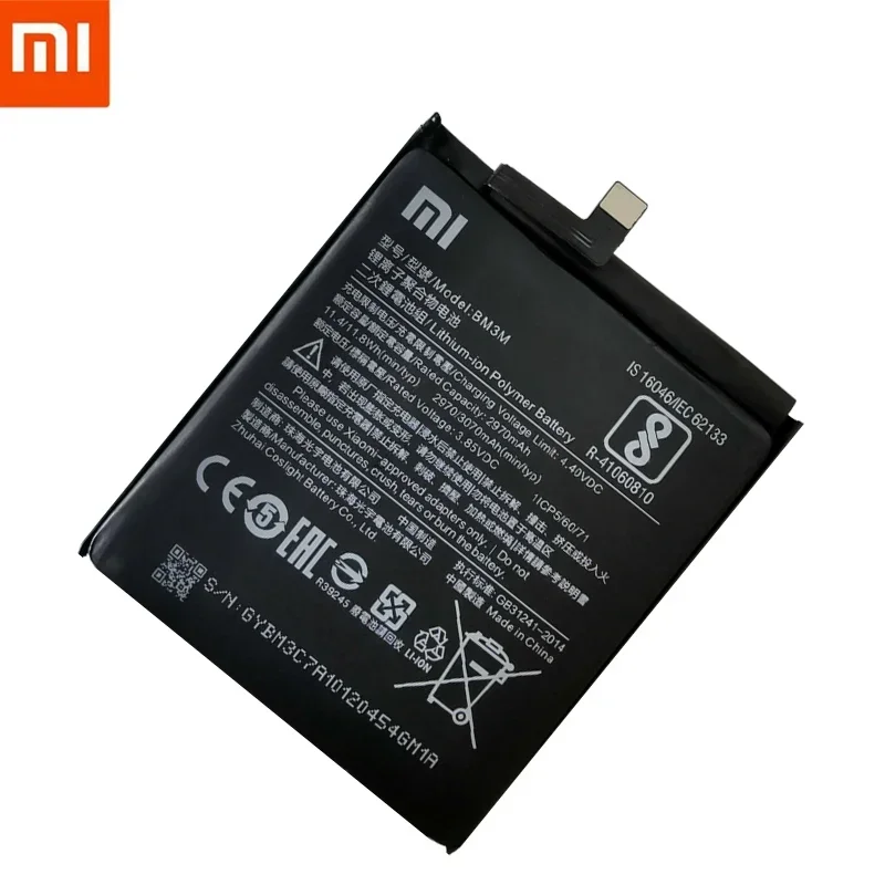 2024 Years 100% Original Replacement Battery For XiaoMi Mi9 SE Mi 9SE BM3M Genuine Phone Battery 3070mAh+Fast Shipping +Tools