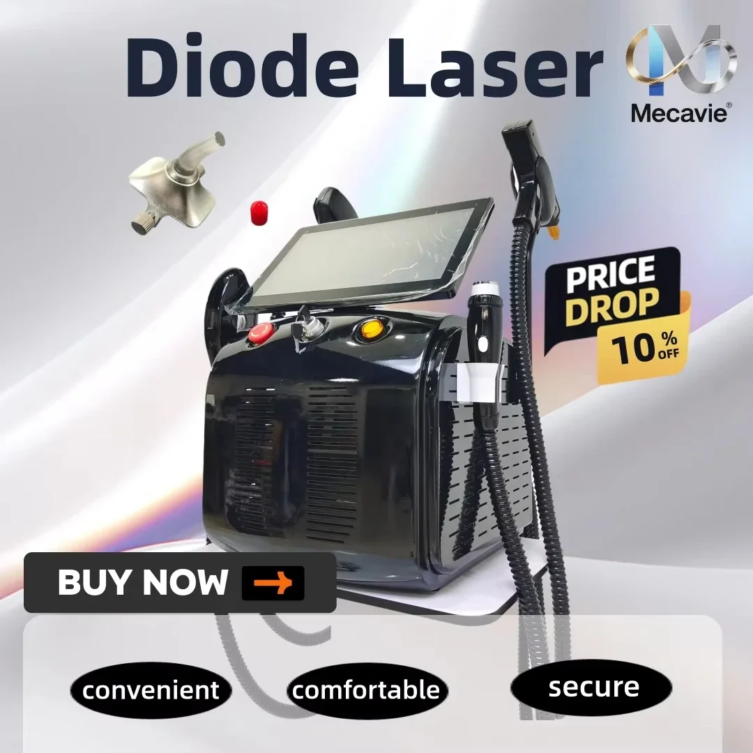 2025 4 in 1 diode ice titanium laser 4000W755 808 1064 940NM laser body hair removal machine with 4 wavelengths