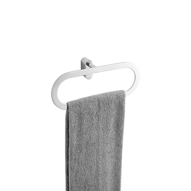 

Towel rack toilet bathroom pendant wall hanging punched towel hanging bath towel rack