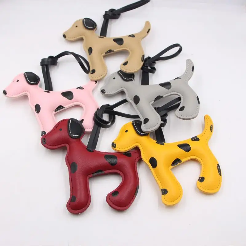 1 Stück ​ ​ Schultertaschen-Anhänger, Niedlicher Dalmatiner-Hund-Charm, Lederband für Rucksäcke, DIY-Zubehör, Ideales Geschenk für Frauen – Detail 2