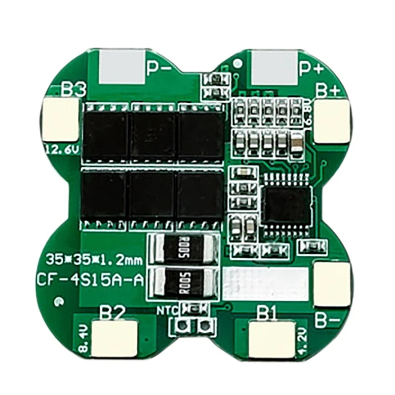 Bms 4S 16.8V 18650 Lithium Battery Pack Charging Board Overload Short Circuit Protection For Power Bank Power Tools