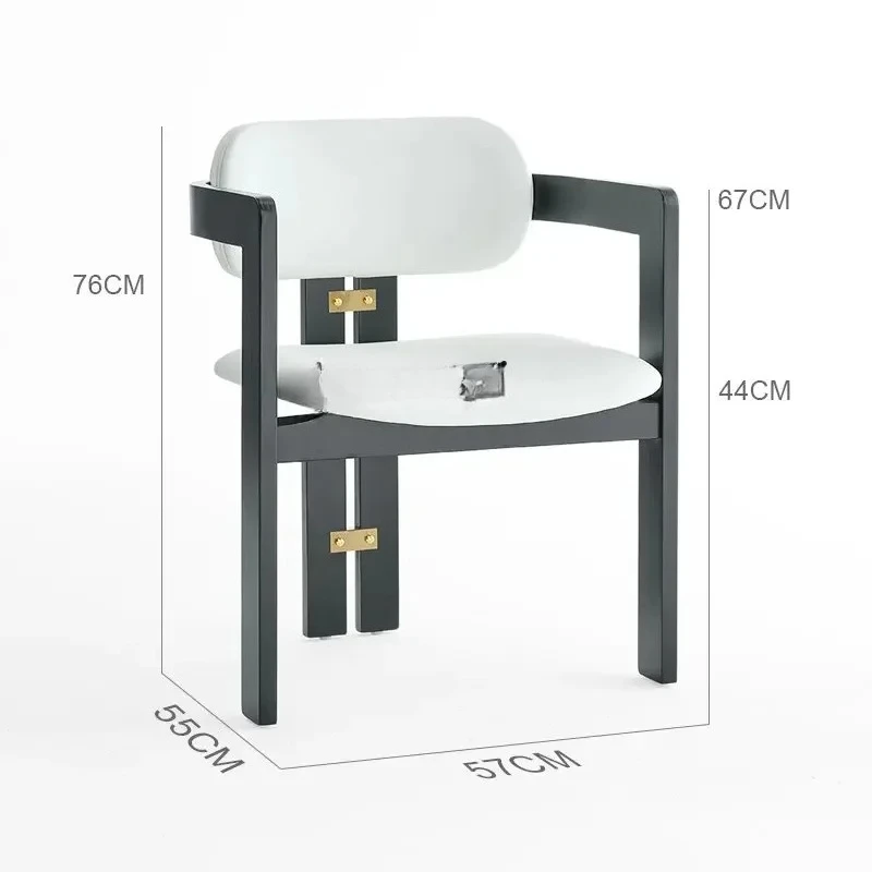 

xzzDining Chair Ash Armchair Armchair New Chinese Study Seat Horn Nordic Chair