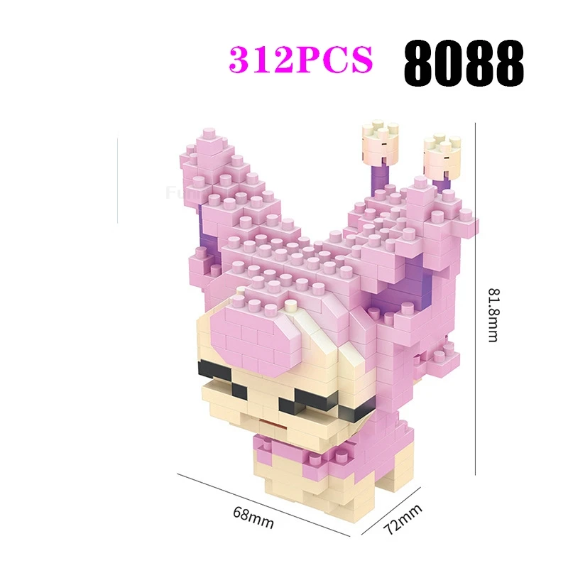 Lustige Pokemon-Bausteine Anime Picachu Charizard Puppe Blastoise Bulbasaur Gengar Pokémon-Bausteine Spielzeug als Geschenk für Kinder