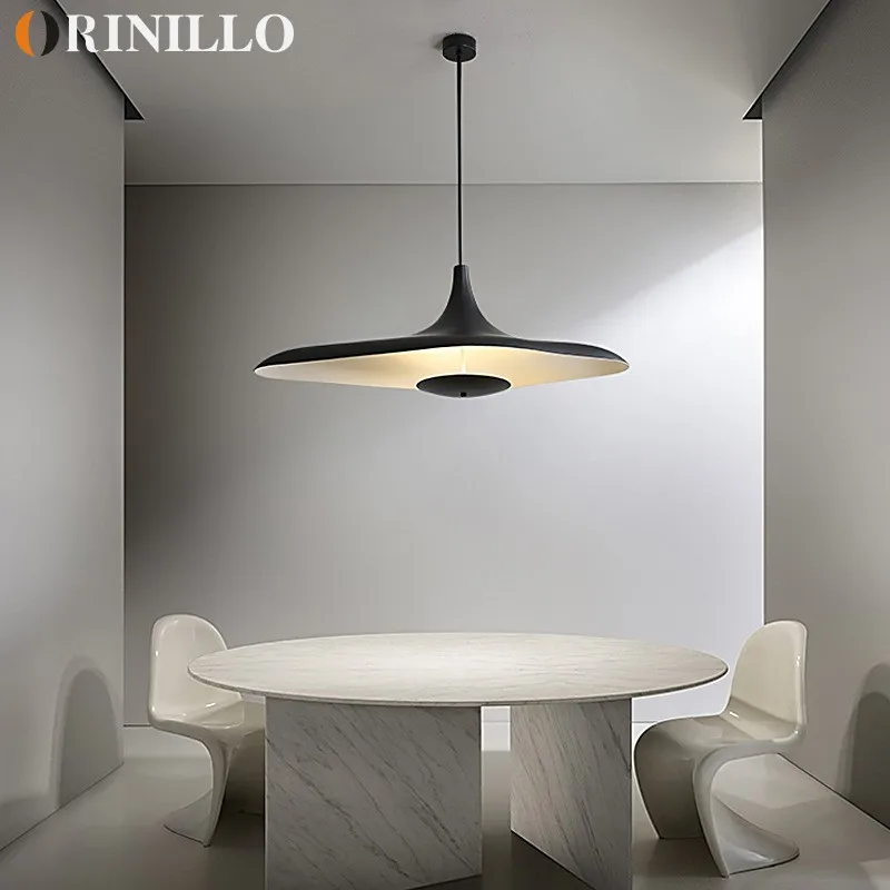 Italian Irregular Art Design Restaurant Hanging Lamp Modern Simple Atmosphere Personality Living Room Bar Hall Lamp