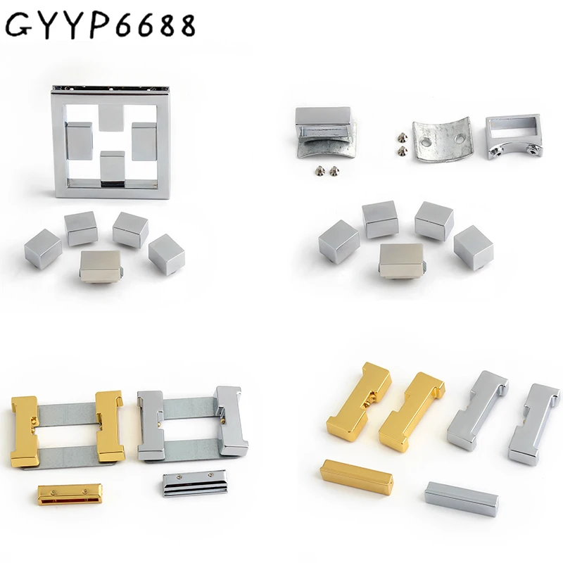 

1/4/10Sets Gold,Silver Metal Decorative Locks For Catch Handbag Bags Snap Clasps Turn Twist Lock a Set Of Locks DIY Accessories