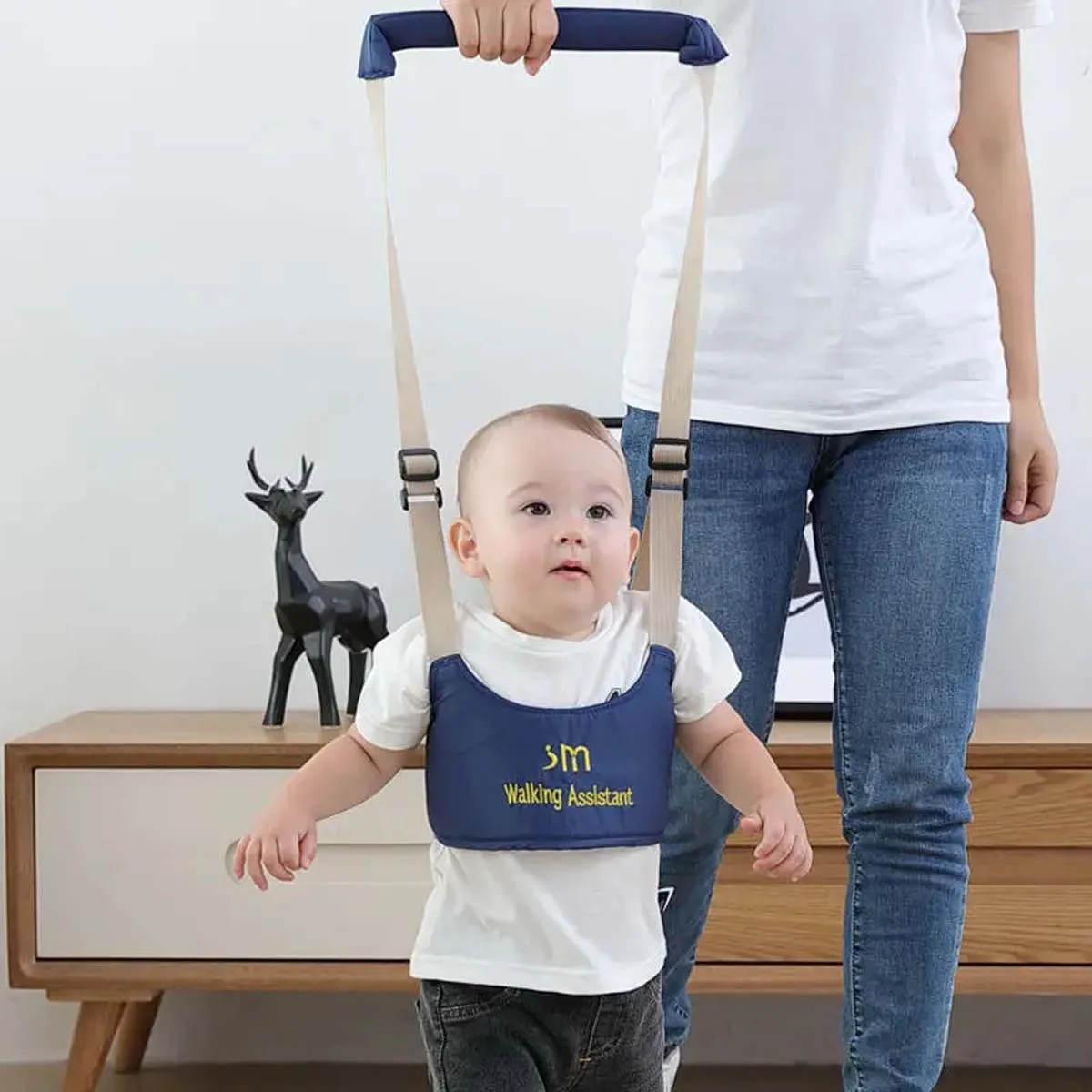 1pcs Baby Walker Harness, Toddler Walking Assistant, Child Handheld Walking Aid, Kids Safety Belt Support, Infant Walk Learning