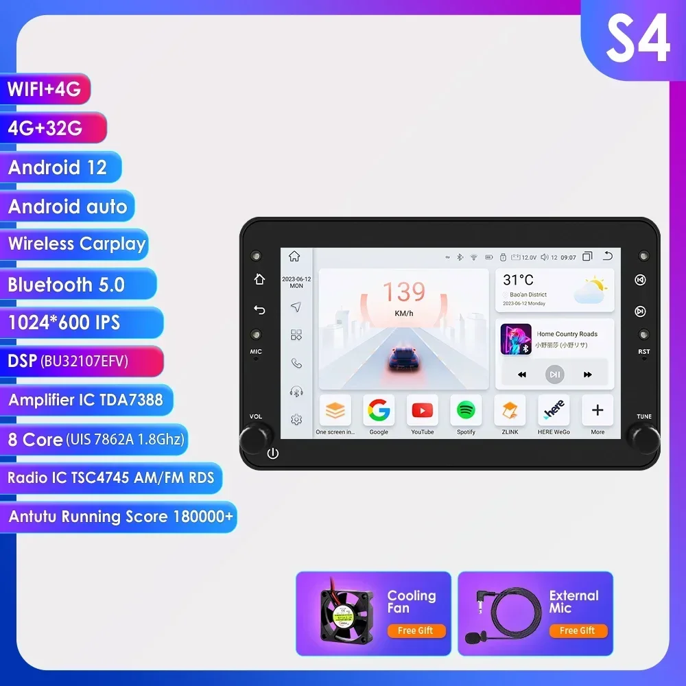 Android Autoradio voor Alfa Romeo 159 Brera Spider Sportwagon Autoradio Multimedia Scherm Carplay Speler 1Din 6115 GPS WIFI DSP