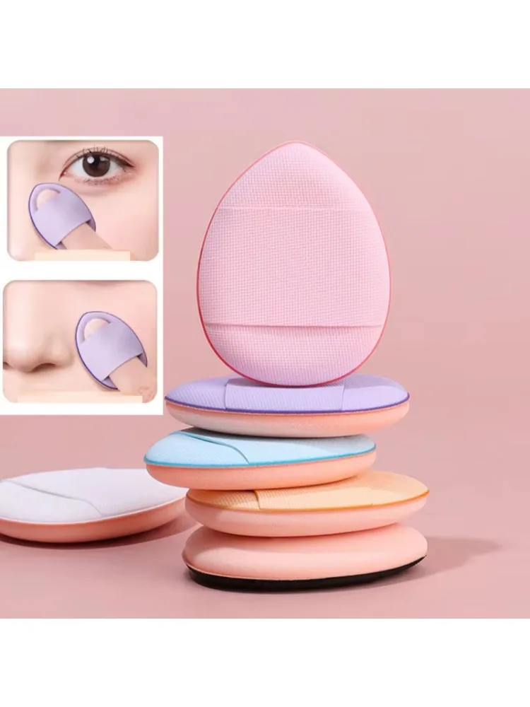 3 stücke Mini Finger Air Kissen Puffs Professionelle Detail Kosmetische Schwamm Puff Concealer Nass Trocken Verwenden Flüssige Foundation Schönheit Werkzeug