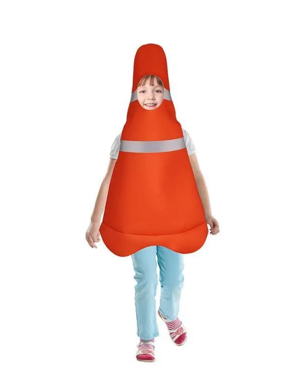 ชุดคอสเพลย์เด็ก ชุดเต้นฟองน้ำสนุกๆ ชุดแสดงข้อต่อเคลื่อนไหวได้ ทำจากผ้าโพลีเอสเตอร์ ชุดแฟนซีตลกๆ