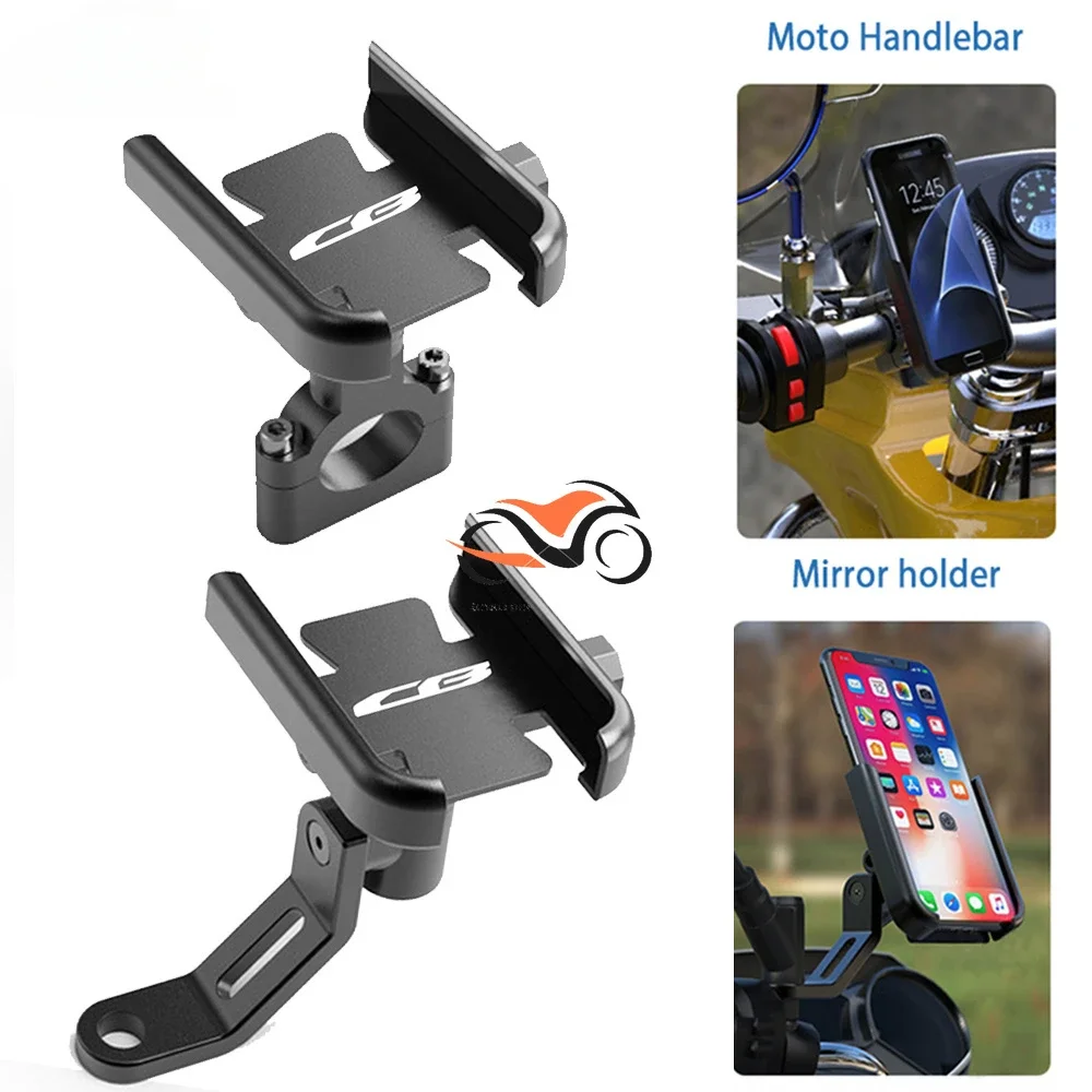 

Mobile Phone Holder GPS Bracket Stand Accessories For Honda CB650R CB500R CB500X CB500F CB125R CB250R CB650F CB1100 CB1300