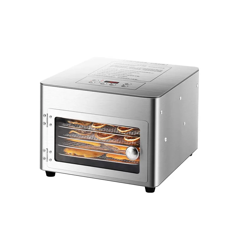 Commercial Grade 5-Layer Food Dehydrator,Stainless Steel Drying Machine for Home Use–Energy Saving,Ultra-Quiet,Digital Display