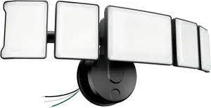 130W LED Flood Light Outdoor, 13000LM Security Light with 5 Adjustable Heads, IP65 Waterproof for Yard