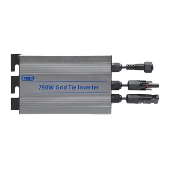 Solar Grid Tie Micro Inverter 500W 600W 700W 12-48VDC AC120/230V 96% Efficiency Home PV System