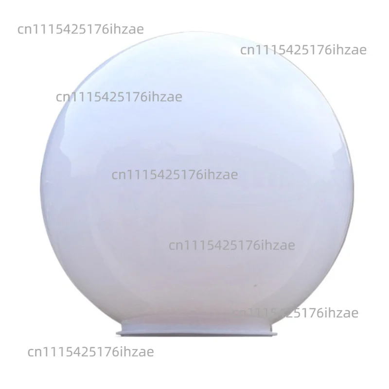 15/20cm White Acrylic Replacement Globe Cover with Fitter Neck for Ceiling Wall Fixtures Lamp Posts or Streetlights Not Glass