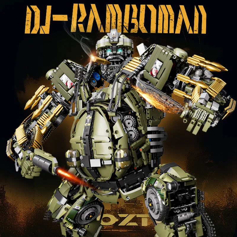 Em estoque moc robô técnico blocos de construção modelo mecha tijolos montagem brinquedos para crianças presente aniversário conjunto