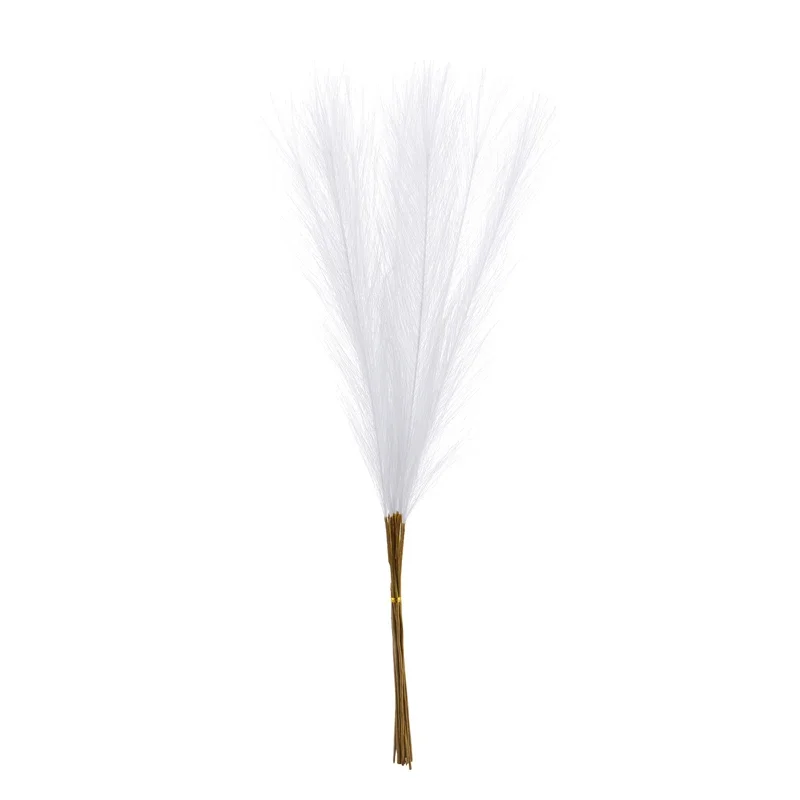 Artificial Pampas Grass Branches Faux Flower Arrangement Vase Filler for Party Centerpiece Farmhouse Home Decoration