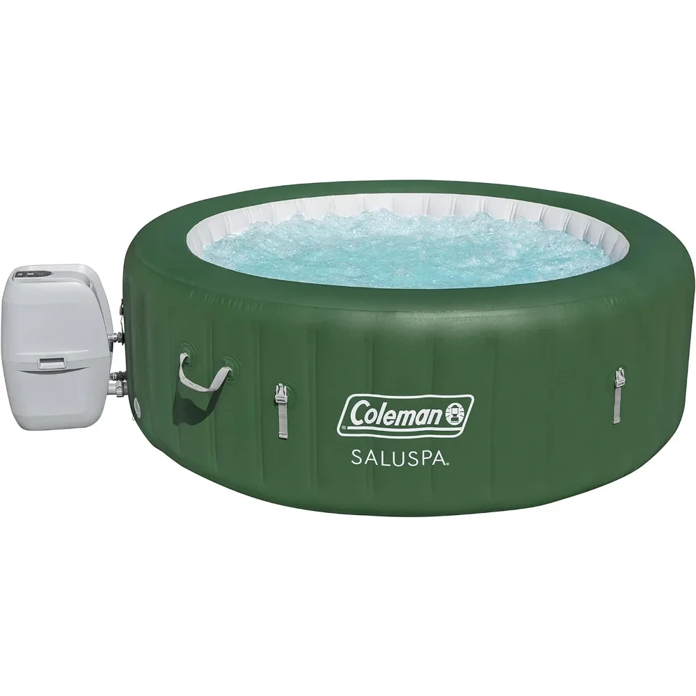 Inflatable Hot Tub Spa | Portable Hot Tub with Heated Water System and 140 Bubble Jets