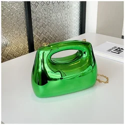 Acrylic Hasp 2024 Hot Selling Handbag Solid Color Versatile Fashion Shoulder Bag Soft Simple Trendy Western Style Crossbody Bag