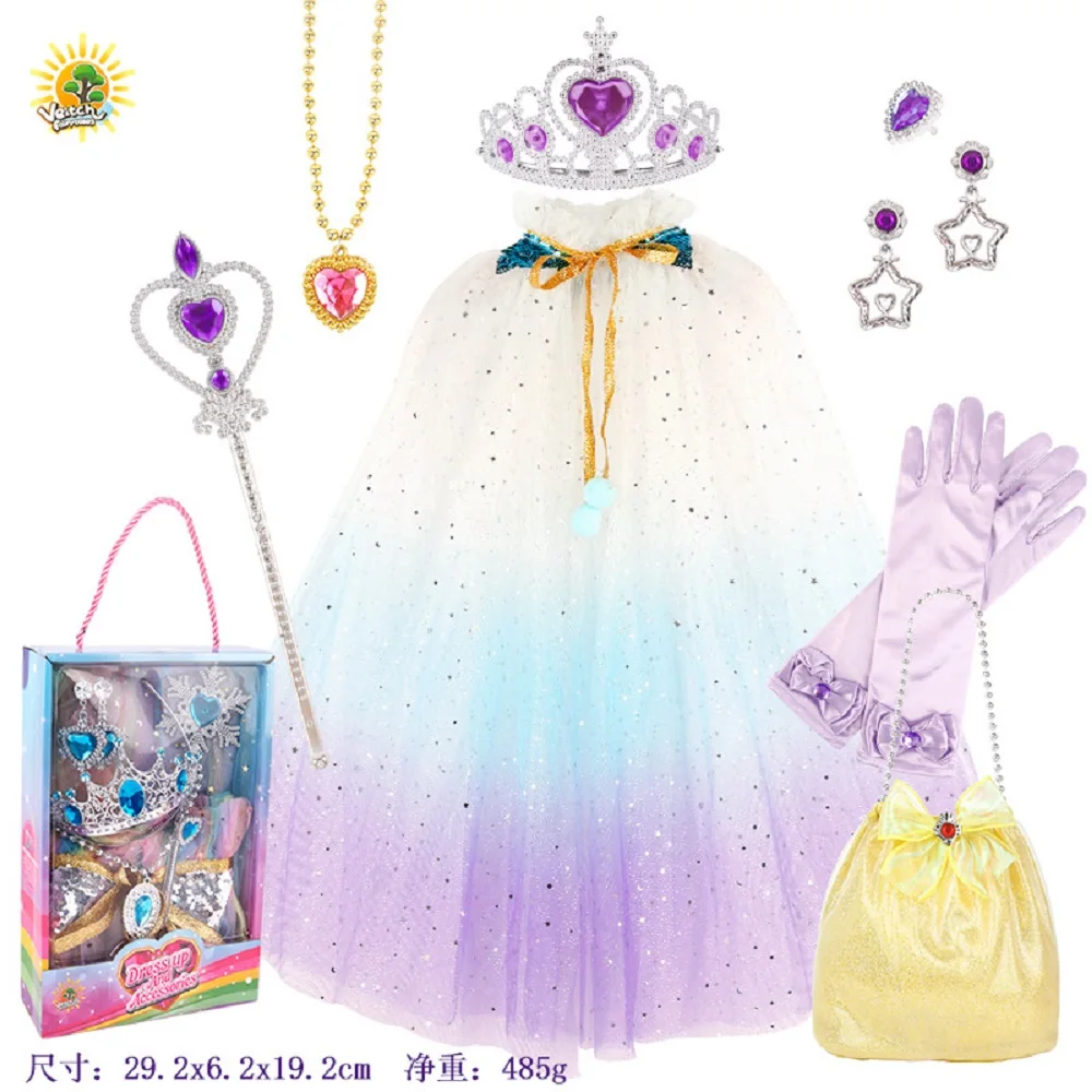 Costume de cosplay princesse magique pour enfants, jupe Everak de luxe, dessin animé, accessoires de anciers, Halloween, filles, offre spéciale