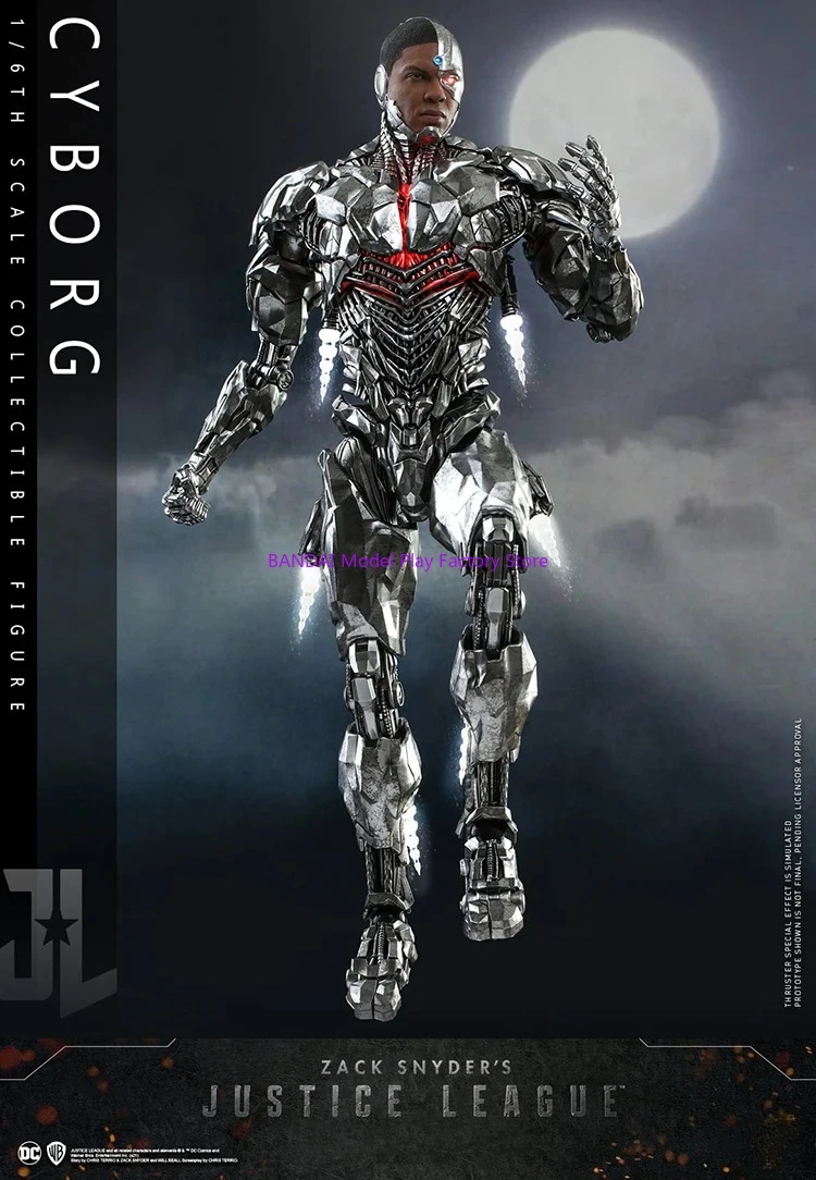 

In Stock Original 1/6 Cyborg Action Figure Justice League Victor Stone Zack Snyder HT TMS057B Statue Director's Cut