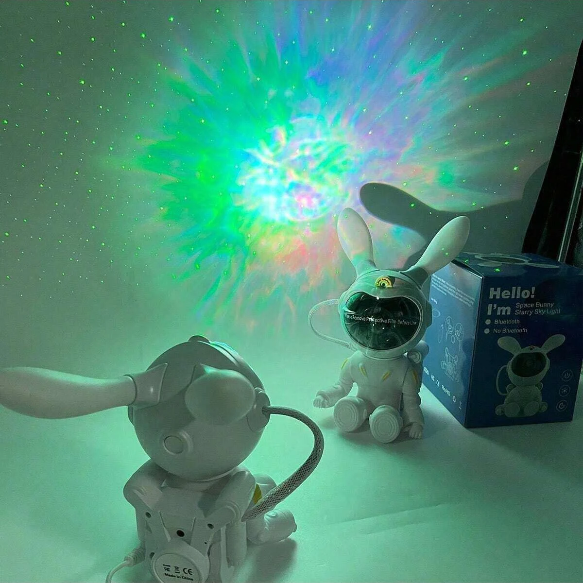 Galaxy Star Astronaut Projector Light, Starry Sky Porjetores Lâmpada, Decoração do quarto, Nebula LED Night Light, Presentes para crianças