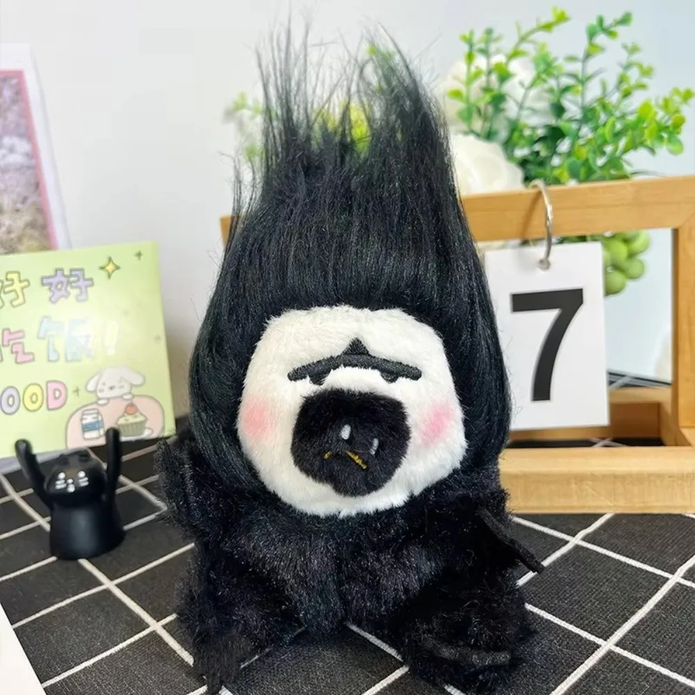 

Ugly Cute White Face Monkey Pendant 12cm Soft Keychain Bag Charm Gift