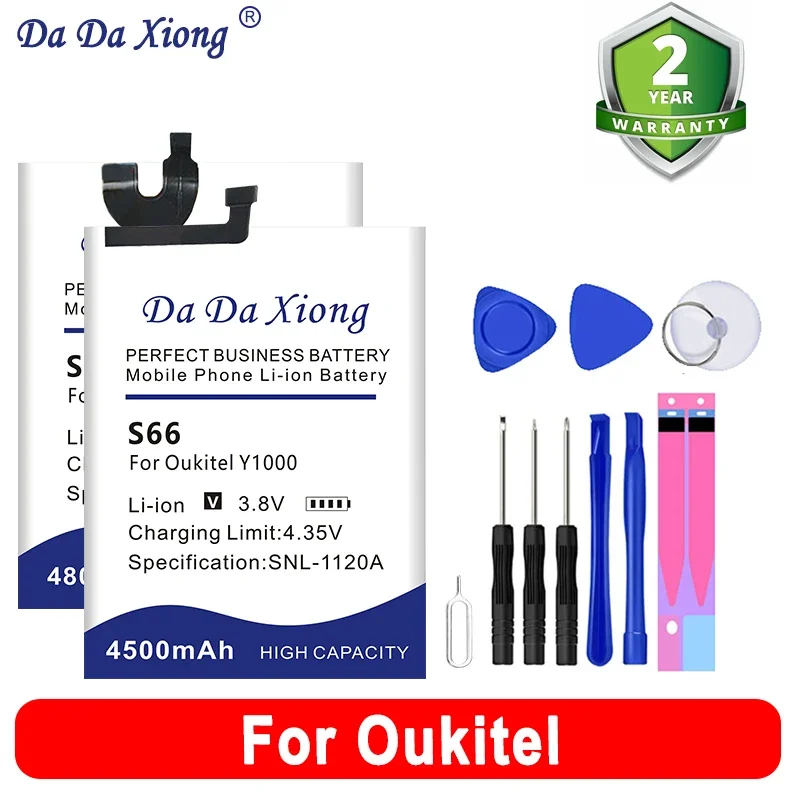 

S66 S69 KC-N4000C S83 S85 Battery For Oukitel K6 K13 U11 U16 C10 C22 S70 S96 C12 C17 C18 C19 U20 WP9 WP10 Y1000 K1000 Pro Max