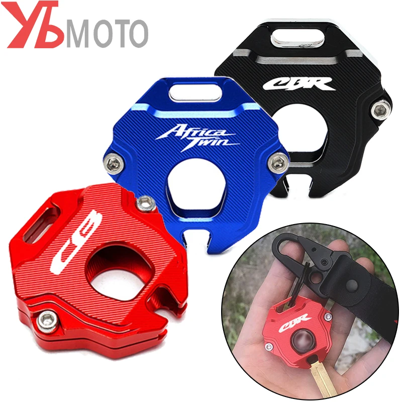 Motorcycle Key Cover Keychain Keyring For HONDA Africa Twin CRF1100 L CB650R CBR 650R 500R 250RR 1000RR CB500X CB1100 CB1000R