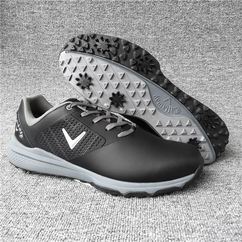 

Professional Men Golf Shoes Black White Golf Training for Man Leather Golf Sneakers Mens Anti Slip Athletic Shoes Men