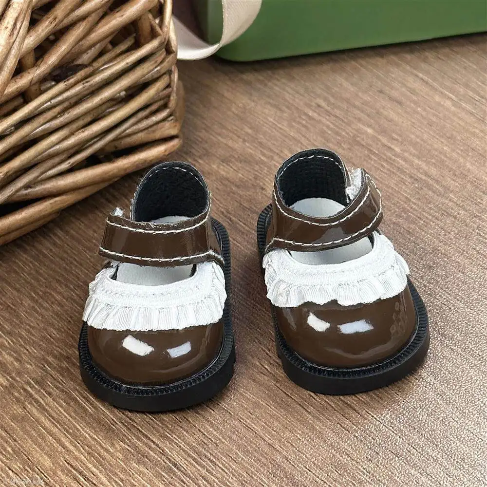 Länge 5,5 cm Puppenkleidung Zubehör 20 cm Baumwollpuppen Lederschuhe für MellChan Spielzeugschuhe Dress Up Kits Weihnachtsfeiertagsgeschenke – Detail 5