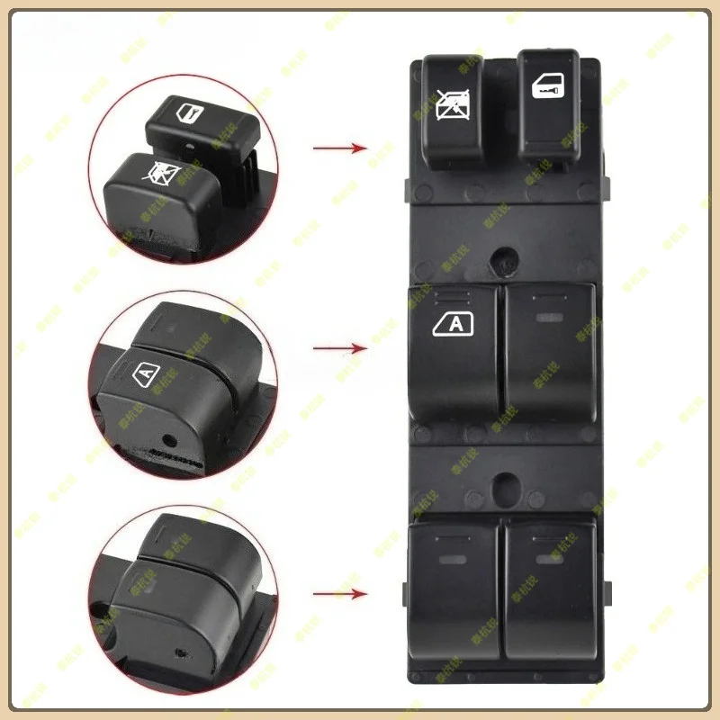 Electric Power Window Master Lifter Switch Button For Nissan Teana J32 J32R J32Z 25401-JN03A 25401JN03A 25401-JN01A 25401-JN00A