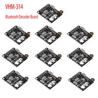 1-10PCS VHM-314 Bluetooth Decoder Board Stereo Music Module MP3 Lossless Car Speaker Amplifier Bluetooth 5.1 Micro USB Interface