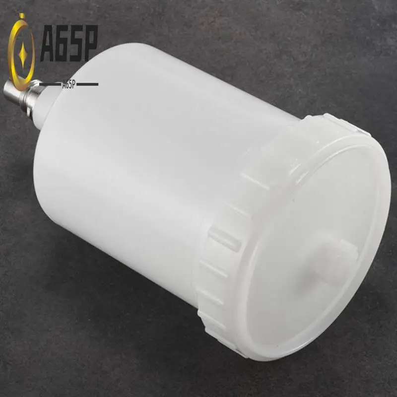 

A65P-2 Pcs Hvlp Paint Cup Pot White Automotive Supplies For Sata Sprayer Cup Connector Jet Paint Sprayer